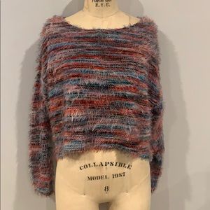 Multi-Color Shag Sweater